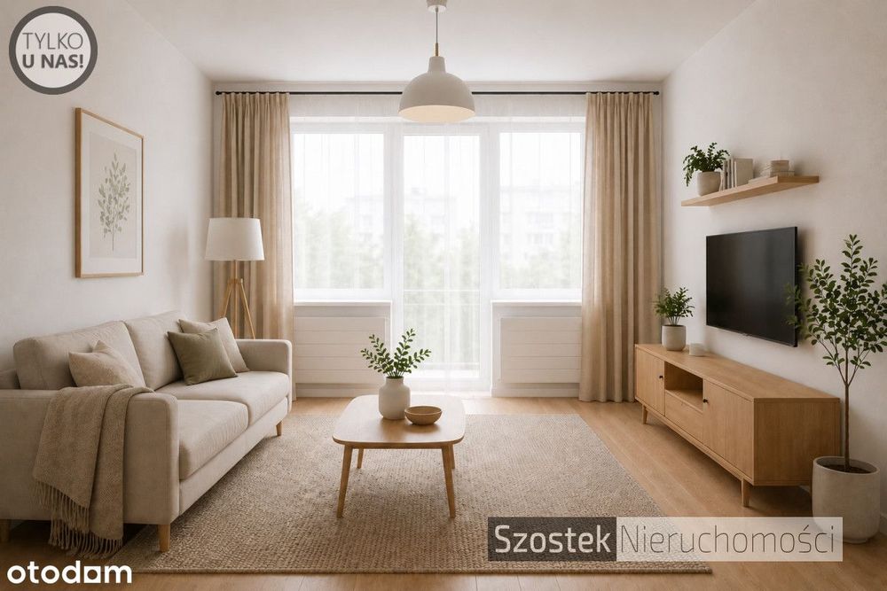 Kameralne i ciche mieszkanie 3 pokojowe / balkon / okolice ul. Okólnej