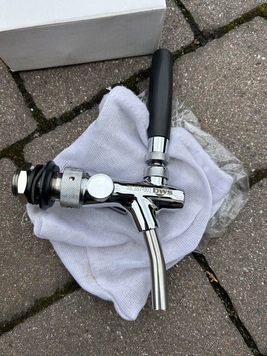 Kran do piwa BWS srebrny