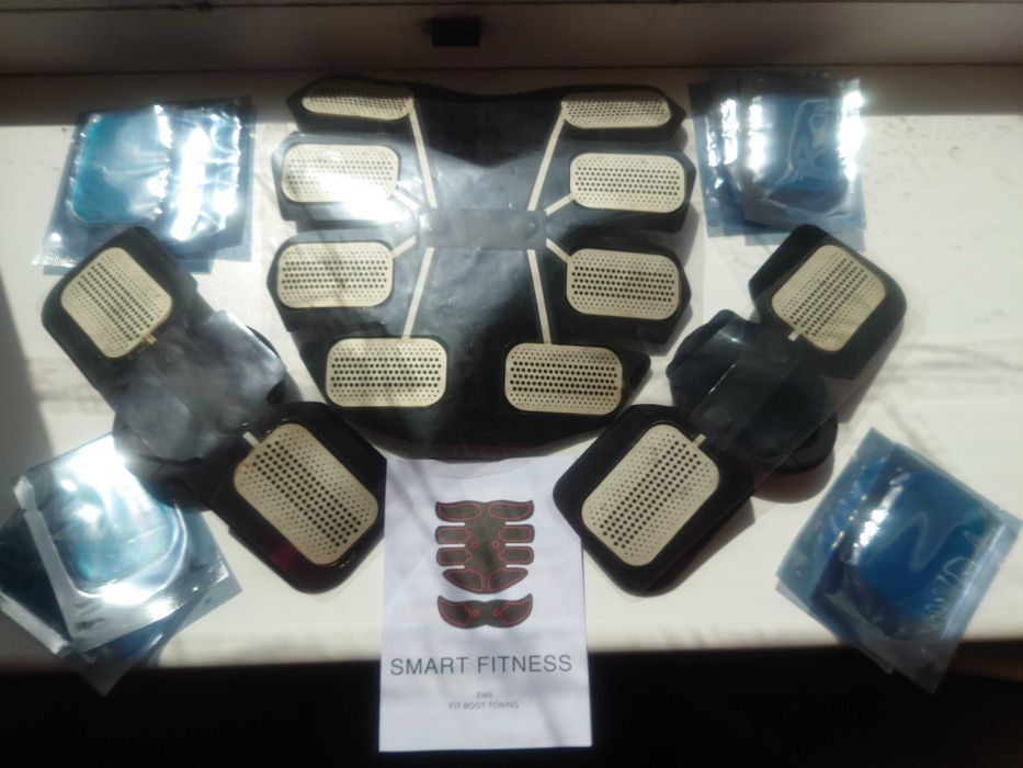 Фитнес-массажеры EMS Smart Fitness и Гелевые подушечки для EMS