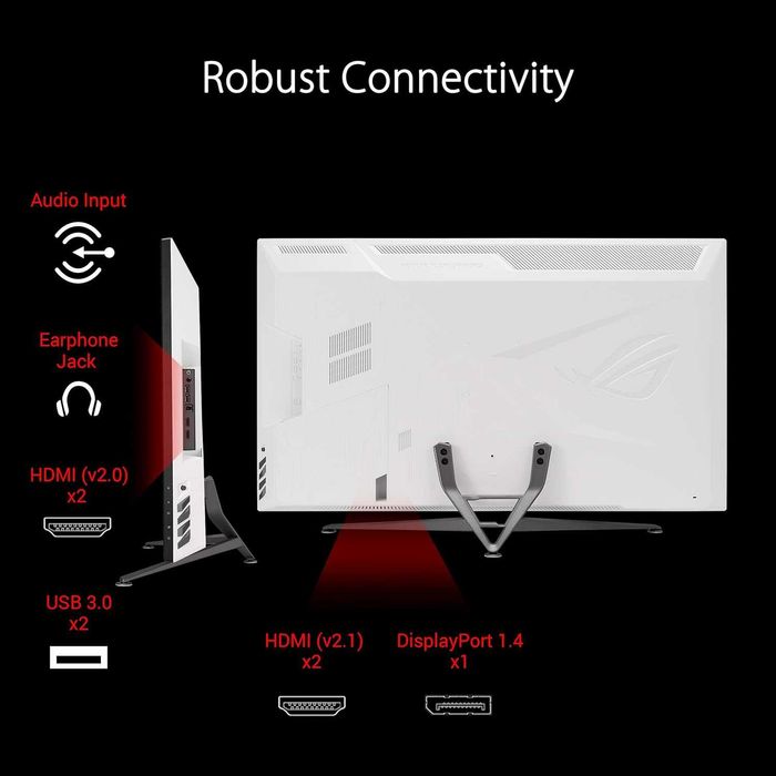 ASUS Rog Strix Xg43Uq 109.2 Cm (43") 3840 X 2160 Pixels 4K,