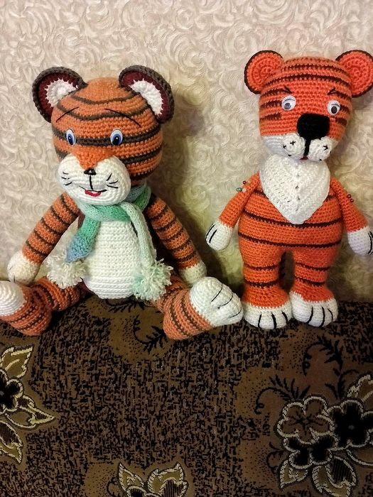 Вязаные игрушки ручной работы