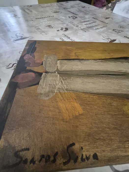 Pintura escultórica “Varina” - Santos Silva
