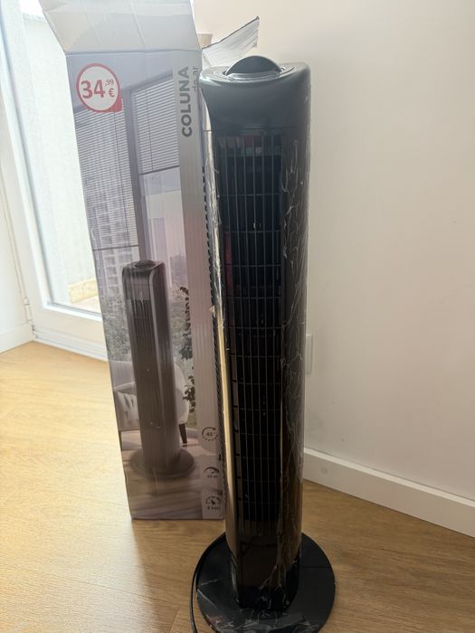 Coluna de ar de 45W - 3 niveis de ventilação