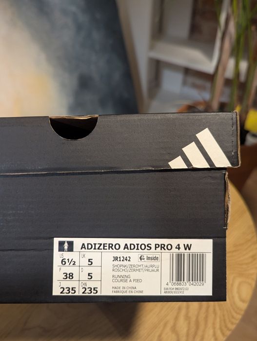 Adidas Adizero Adios Pro 4 W rozmiar 38