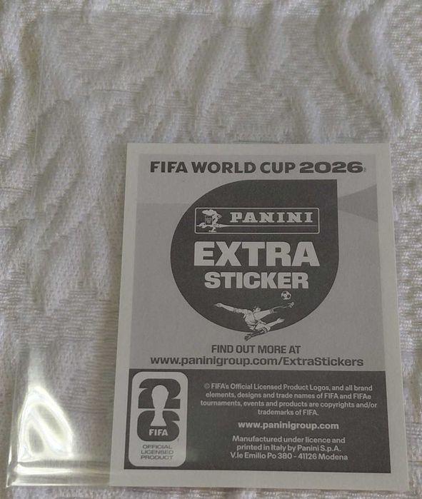 extra sticker mundial 2026 frederico valverde
