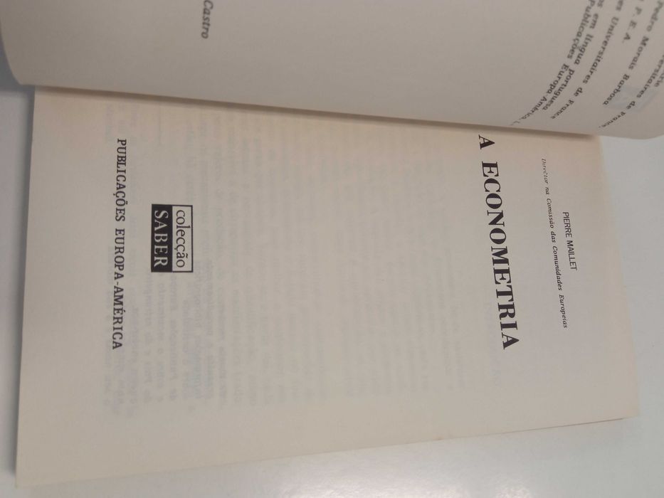 A econometria, de Pierre Maillet