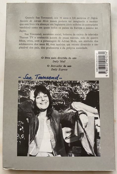 Livro “O diario secreto de Adrian Mole”