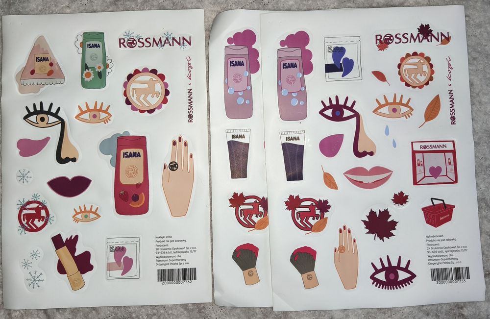 Naklejki Rossmann Jesień i Zima