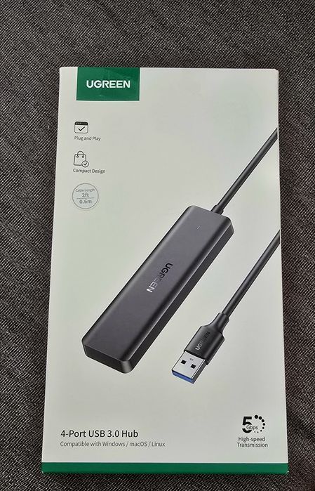 HUB USB 4 portas USB 3.0