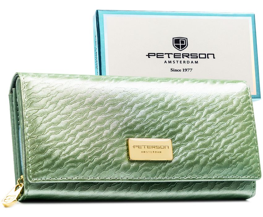 Portfel damski skóra+PU PTN PX28-CNF-5501 Mint
