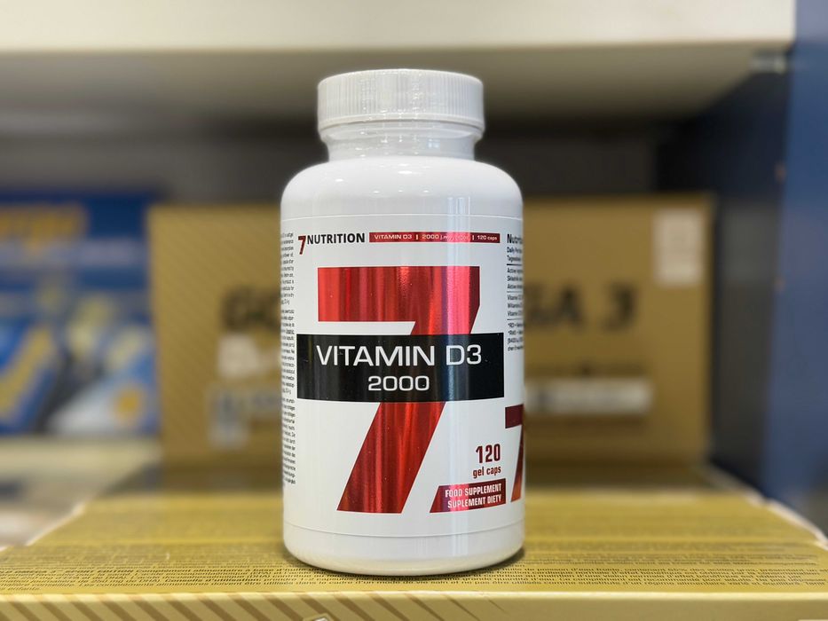 Witamina D3 2000 iu w kapsułkach 7Nutrition Vitamin D3 2000 - 120 kaps