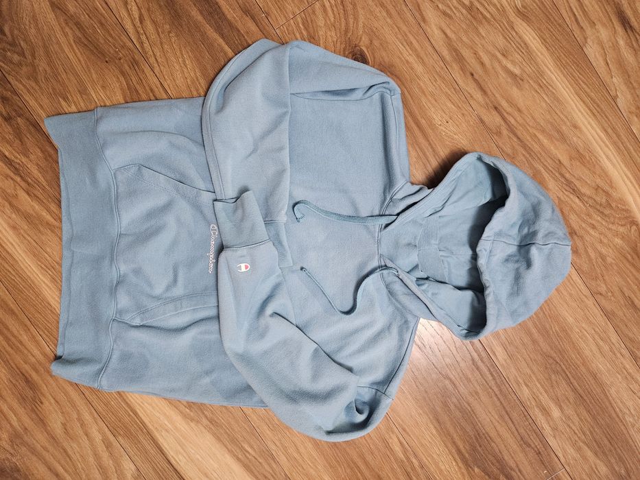 Bluza Champion damska S/M mniejsze M niebieska miekka bawełna