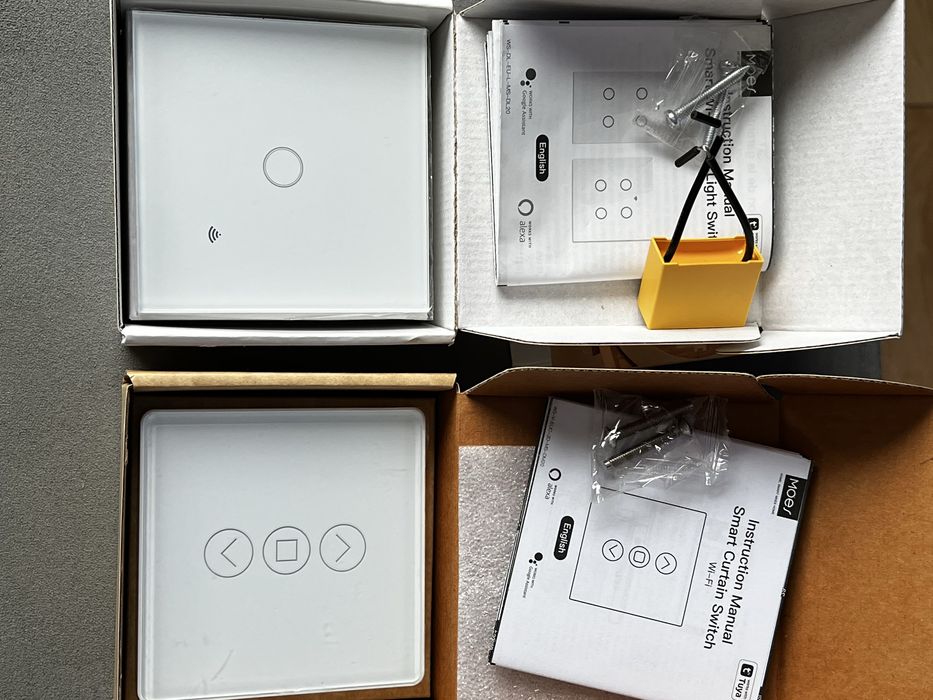 Moes-Tuya:1x przelacznik zaslon wifi +1xwłacznik wifi/BLE-Nowe#11
