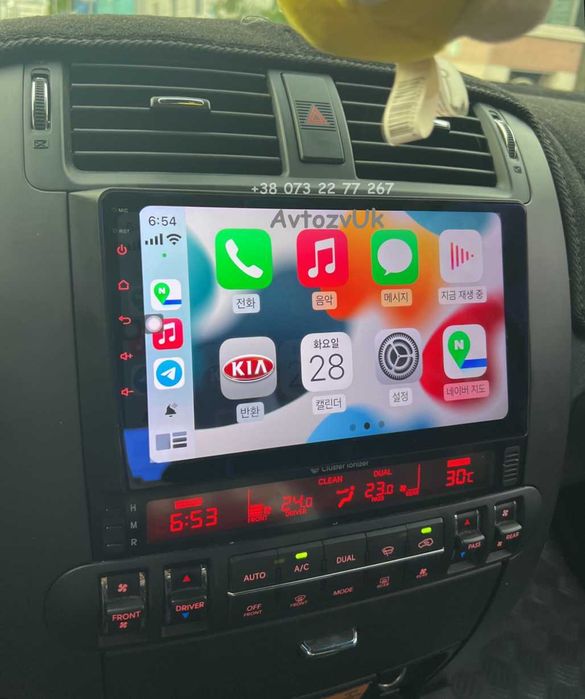 Магнитола SORENTO Kia MOHAVE GPS USB КИА Соренто Tesla CarPlay Android