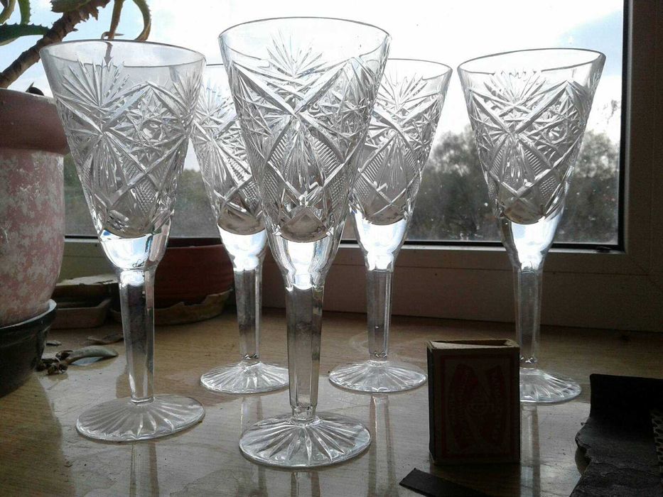 Хрусталь. Вазы. Хрустальные бокалы и рюмки
