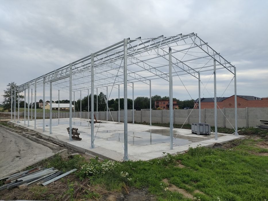 Konstrukcja hali 10x30x5 ocynkowana.