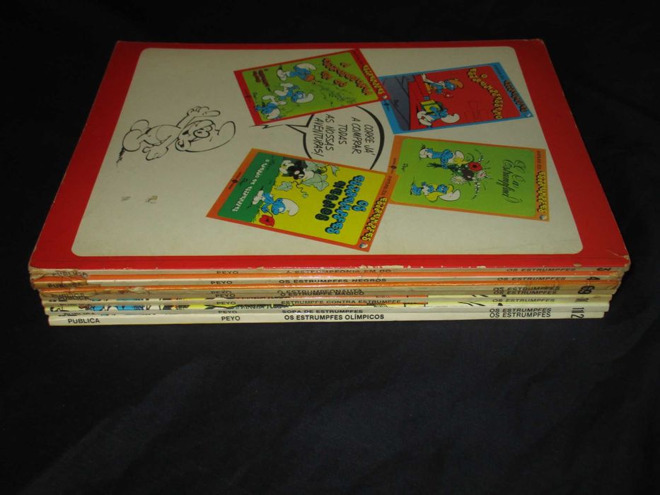 Livro O Estrumpfe Mágico BD Aventuras dos Estrumpfes Editora Pública