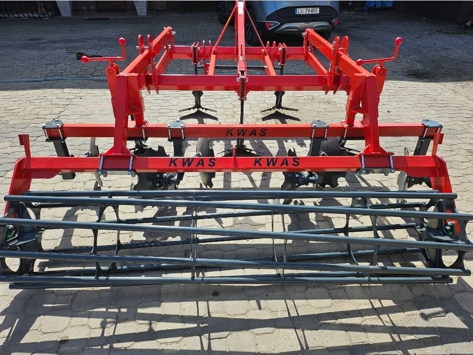 Agregat podorywkowy ścierniskowy gruber KWAS Nowy 1,8m 2,2m 2,6m 3,0m