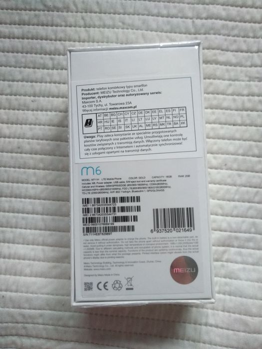 Nowy  telefon smartfon Meizu  głośnik idealny na prezent swieta 2024
