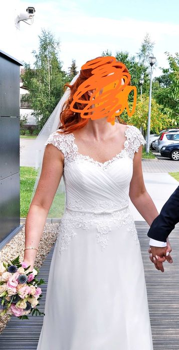 Suknia ślubna ms moda rozm 38