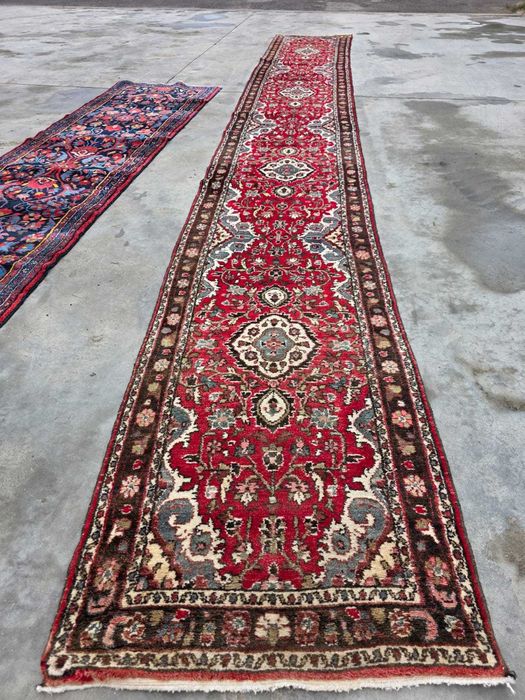 Chodnik  dywan wełniany 620 x 84 cm orientalny czerwony #839 Stylowy Węgrów