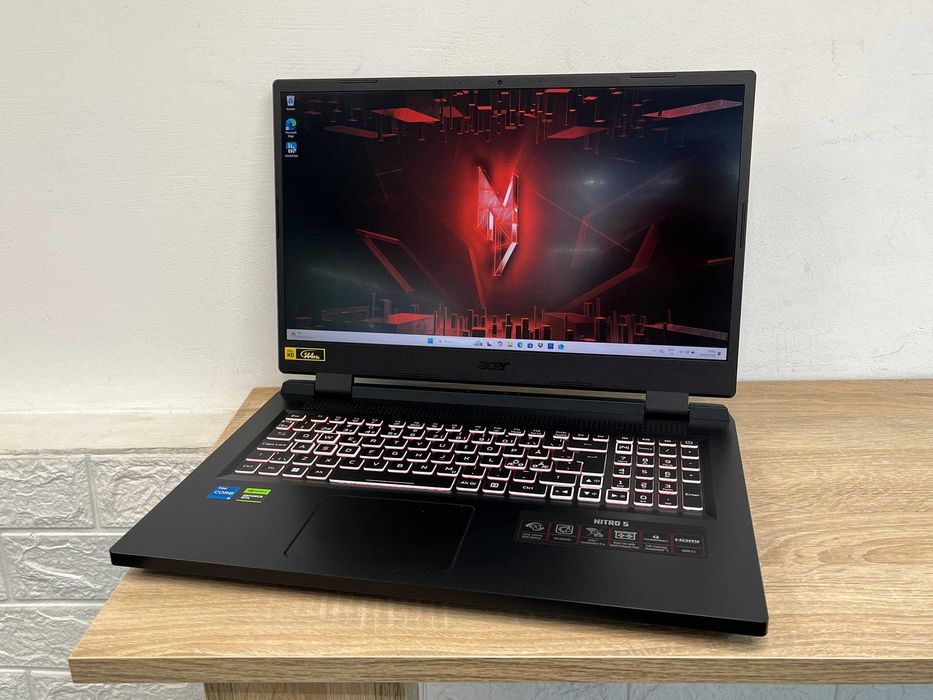 Ігровий ноутбук Acer Nitro 5 AN517-55 17.3" Full HD 144Hz Intel Core i5-12500H RTX 4050 6GB 140W 16GB DDR5 SSD 1TB | Магазин | Гарантія