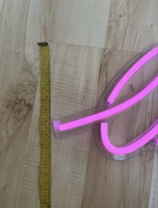 Lampa led „love” różowa