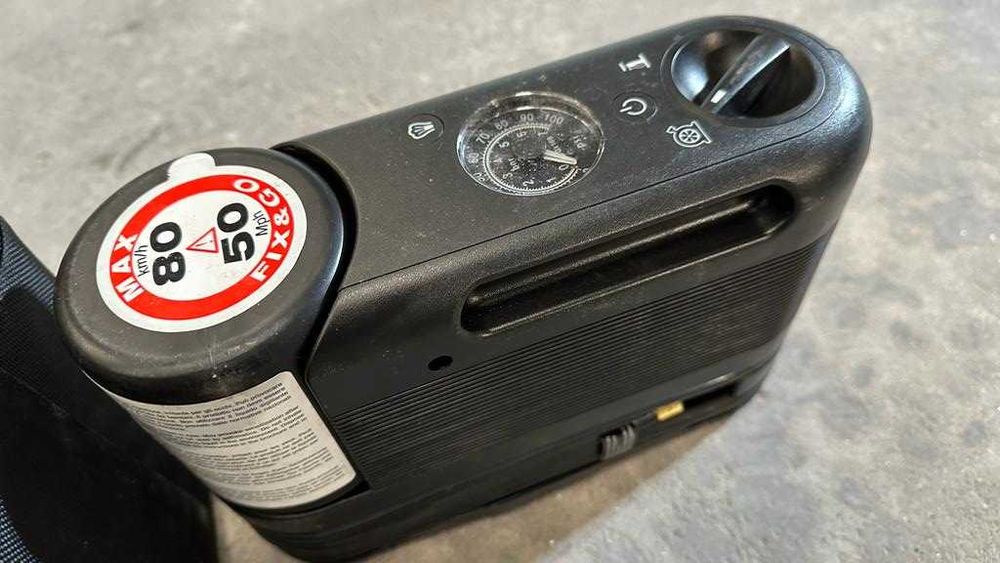 Compressor Auto com kit espuma antifuro automóvel autocaravana