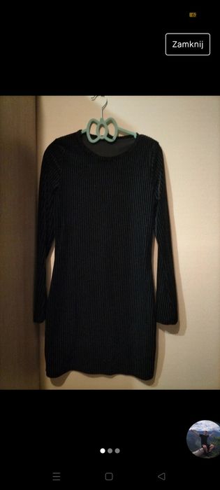 Czarna sukienka mini