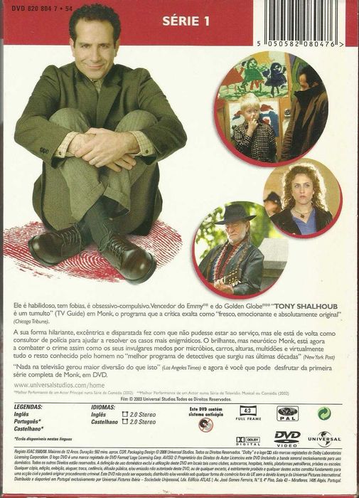 Monk - Série 1 (4 DVD)
