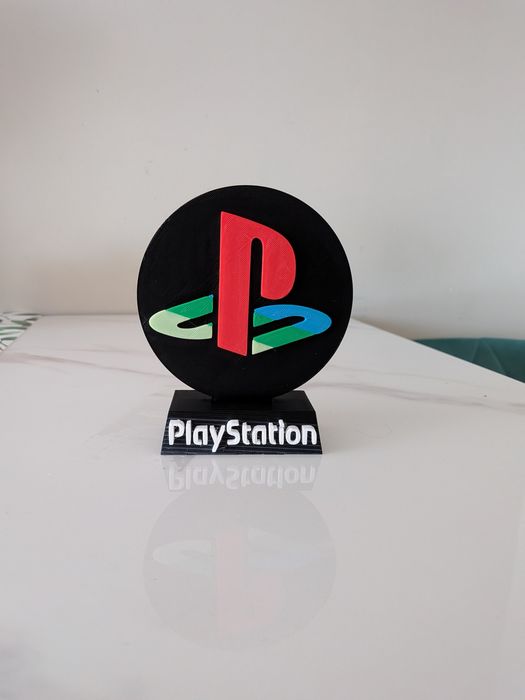 Logo PlayStation druk 3D