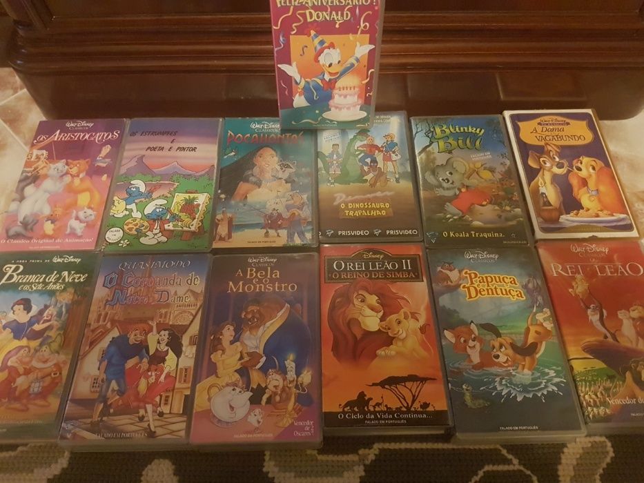 Cassetes VHS, todas em bom estado