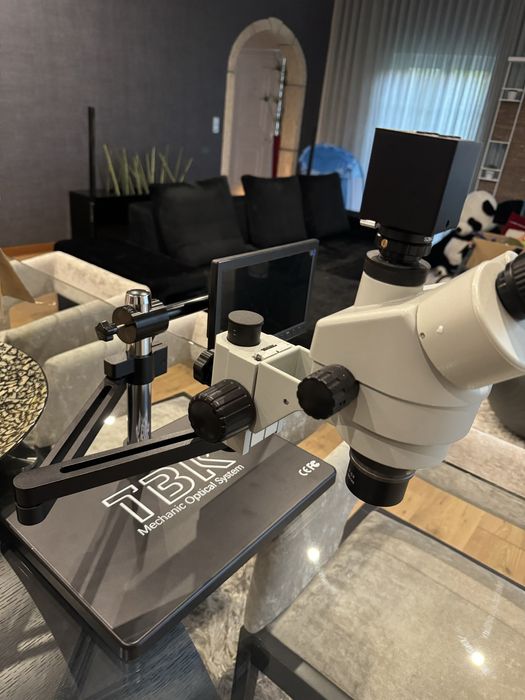 Microscopio profissional microsoldadora completo