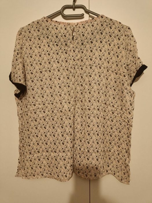 Bluzka PROMOD kwiaty L XL 40 42