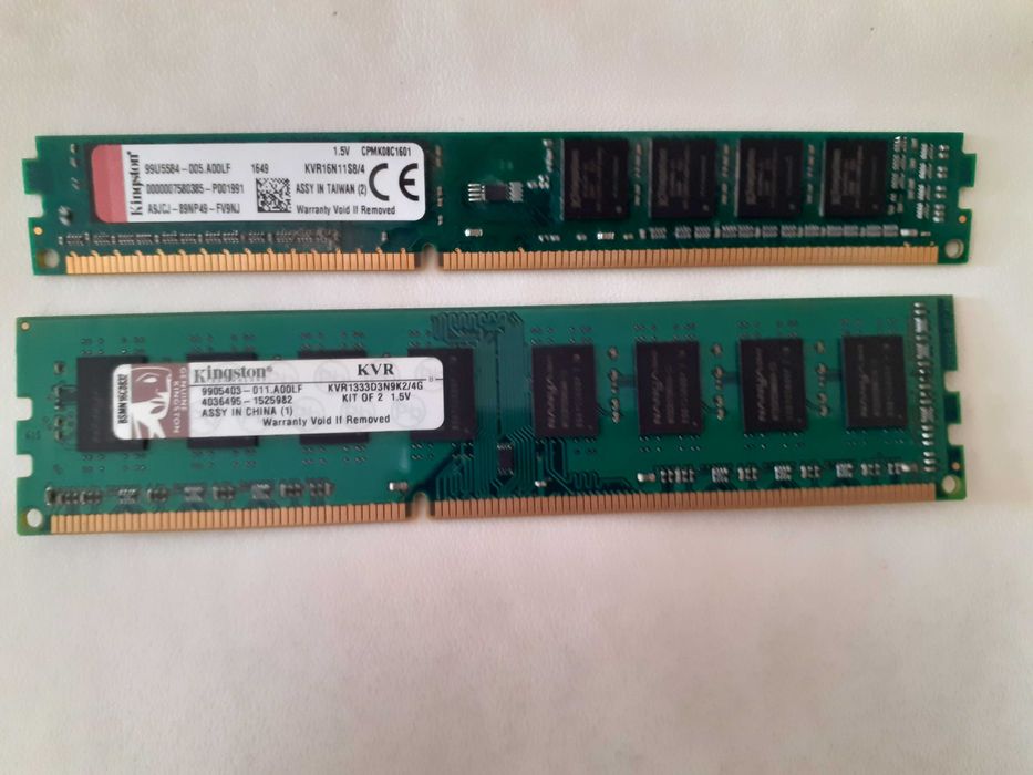 Memórias Kingston 2Gb DDR3 1333Mhz64171756399619120