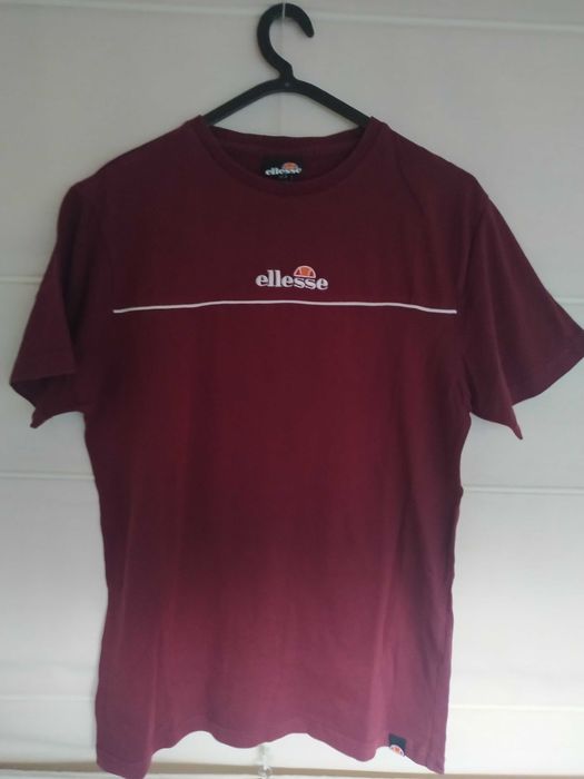 T-Shirt Ellesse, bordeaux, usada, tamanho S