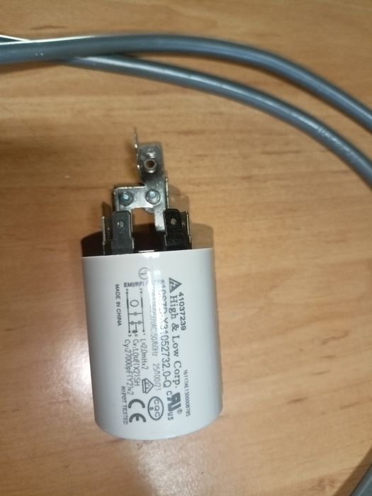 Kabel + filtr przeciwzakłóceniowy pralki Hoover VT 1014 D23