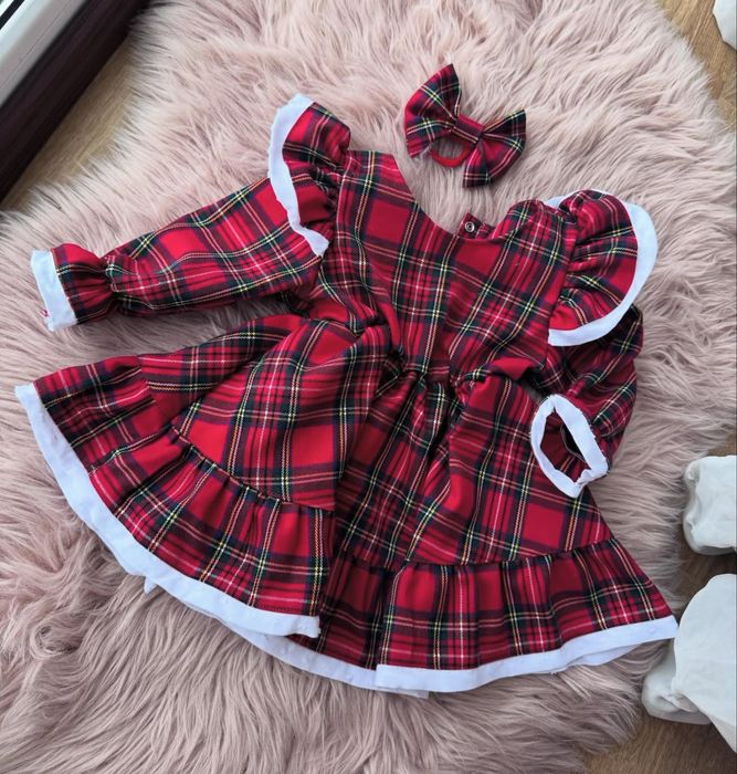 Сукня різдвяна новорічна 9-12 м