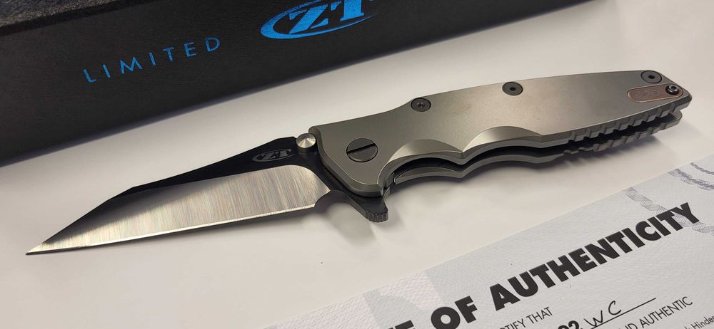 Nóż Zero Tolerance ZT0392WC Limited Edition Factory Custom Rick Hinderer Wrocław