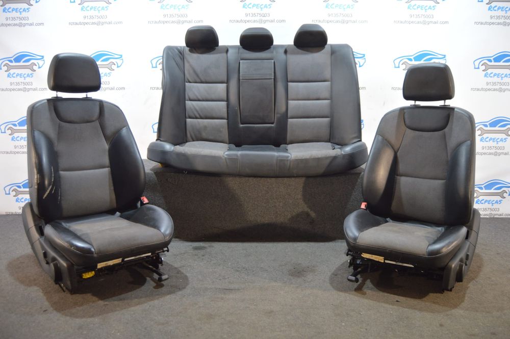 BANCOS PELE ALCANTRA FRENTE FRONTAL TRASEIRO TRÁS AIRBAG MERCEDES