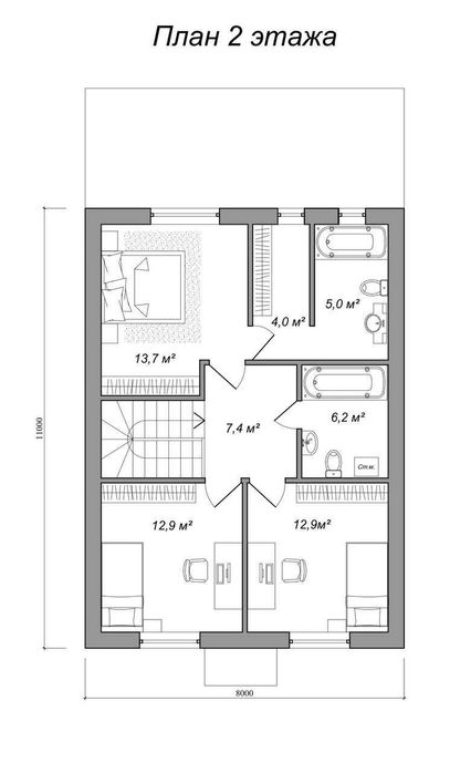 Дом по адресу ул. Спортивная (площадь 125 м²) - Atlanta.ua - фото 8