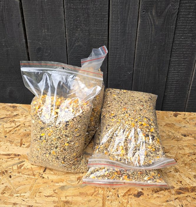 5x1,5kg Mieszanka zbożowa karma dla papug kur drobiu dzikich ptaków