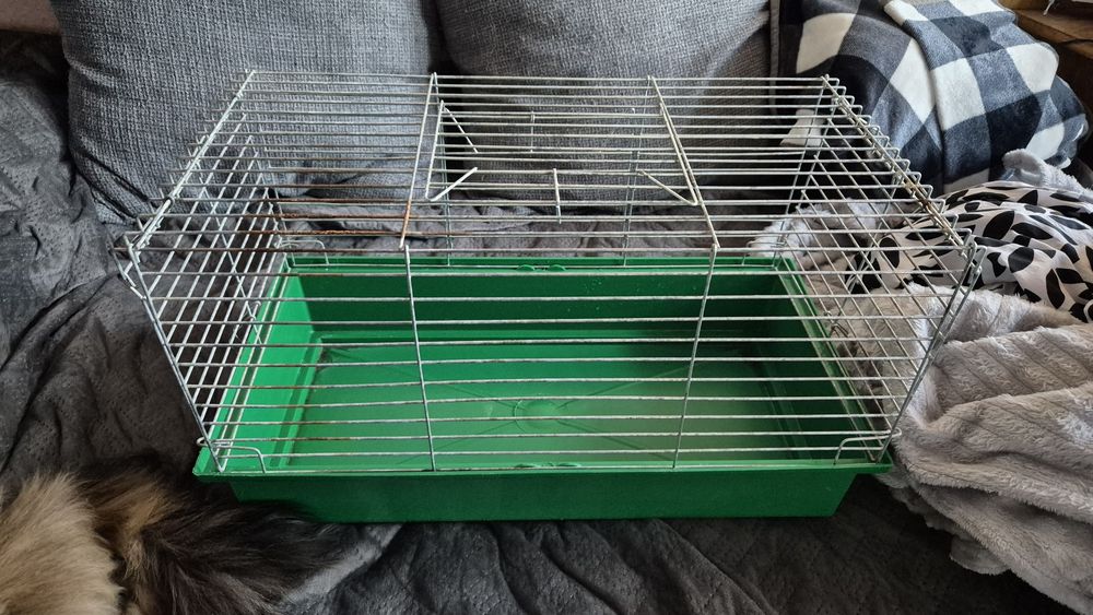 Клітка для гризунів, переноска, мисочка та поїлочка