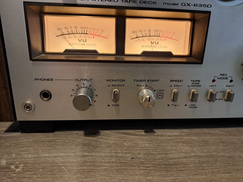 Akai GX-635D magnetofon szpulowy, sprawny.