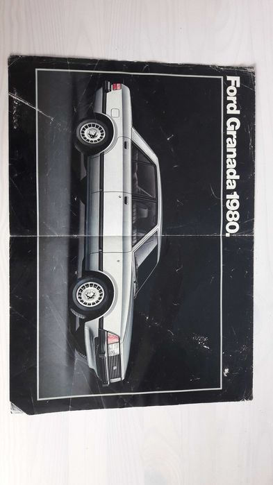 Prospekt rozkładowy Ford Granada 1980