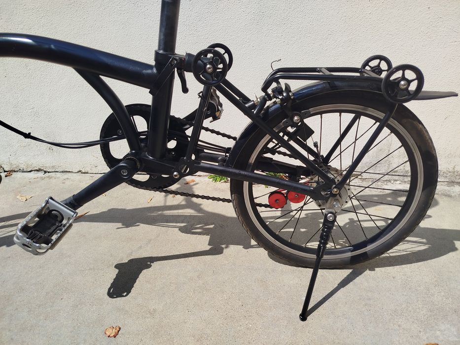 Bicicleta dobrável estilo Brompton