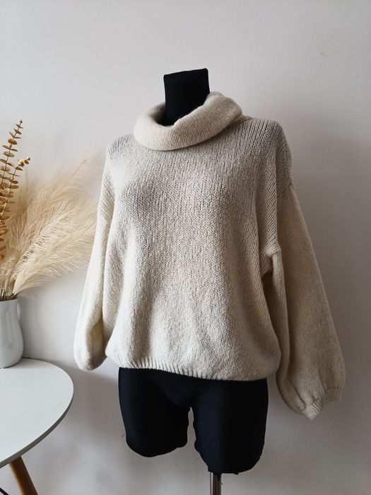 Sweter z wełną i alpaką