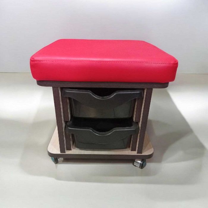 Пуф для майстра педикюру з ящиками