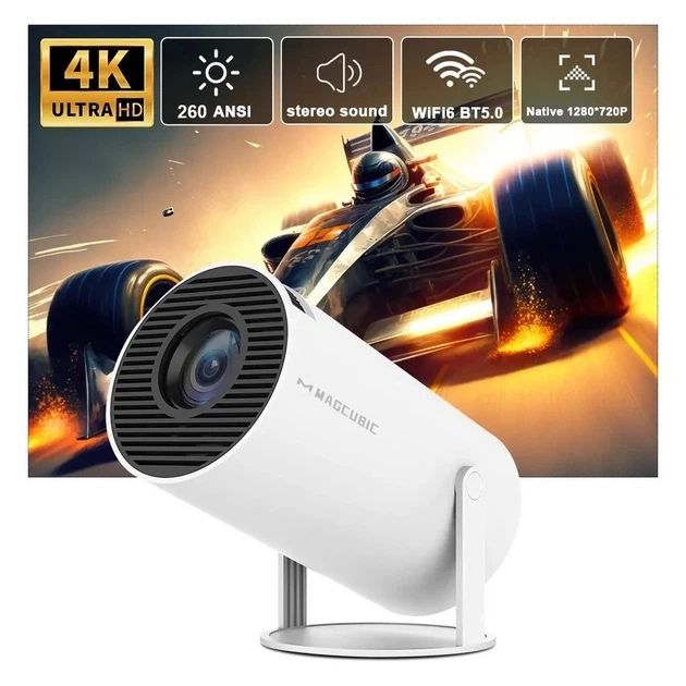 Проєктор Magcubic HY300 Pro, домашній кінотеатр, android TV