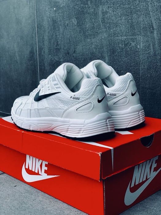 Nike P-600 мужские подростковые найки на лето / кожаные красивки найк / кросовки Найк п6000 Найк аир макс Лето 2026 / кроссовки белые мужские п 6000